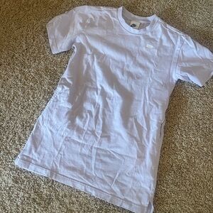 Nike Girls T-Shirt Dress with Pockets Sz YS-color Patel (light) Purple